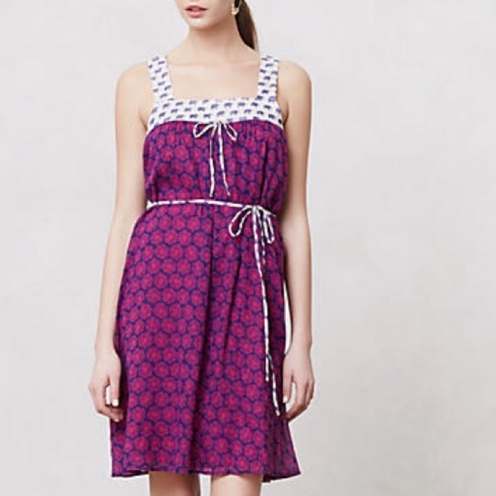 Anthropologie Hei Hei Elephant Boho Dress
